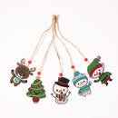 Double-side 5D Diamond Painting DIY Hanging Christmas Trees Pendant (GP008)