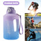 Sports Water Bottle Outdoor Fitness Travel Leakproof Frosted Cups (Purple) Newly