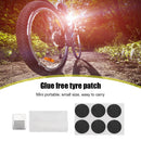 Bike Tire Repair Patches w/ Tire Polishing Pad Self Adhesive Bicycle Tyre P