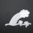 Cutting Die Decor Carbon Steel Rainbow Cloud Shape Craft Embossing-133495