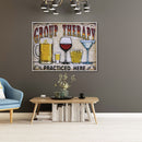 Beer Wine Glasses 5D Full Round Rhinestone Picture Home Decoration 16x12