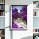 5D DIY Full Drill Diamond Painting Tree Waterfall Cross Stitch Embroidery