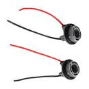 2pcs Car Auto 1156 Light Bulb Socket Lamp Holder LED Wiring Connector Adapter