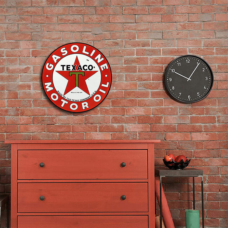 Round Metal Tin Sign Plaque Wall Letters Posters Iron Painting for Bar (3) Newly