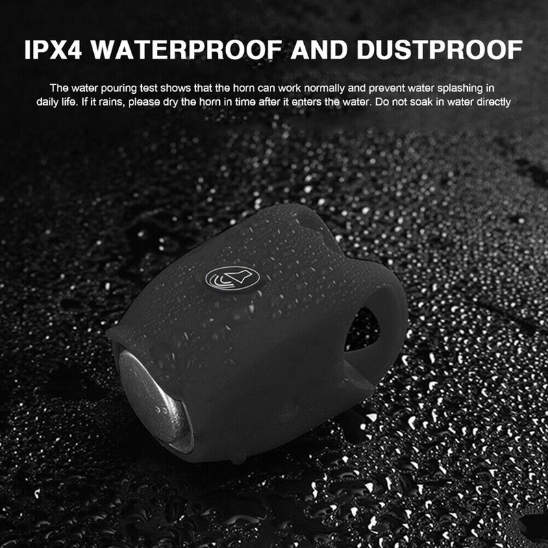 120dB Electric Cycling Bike Bells Horn Rainproof MTB Bicycle Handleable Bell Ring