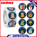 500pcs Labels Merry Christmas Design Stickers for Gift Envelope Sealing Stickers