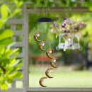 Moon Wind Chime Windbell Lamps Pendant Light LED Hanging Home Garden Yard Decor