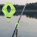 Fishing Rod Rest Luminous Magnetic Grip Head Fishing Pole Bracket (Green) Newly
