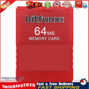 FMCB 1.966 Memory Card for Sony PS2 64MB Free McBoot Console Card (Red) Newly