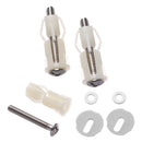 Repair Tools Replacement Bathroom Nut Toilet Seat Hinges Fixing Screws Bolts