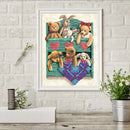 Partial Embroidery DIY Cross Stitch Kits Printed Bears 11CT Needlework Sets Gift