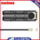 TEUCER M.2 Solid State Hard Disk Fan Heatsink 3Pin Cooler for NVMe NGFF 2280 SSD