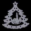 Christmas Tree Chip Lifting Tools Stencils for Scrapbooking Dying Short