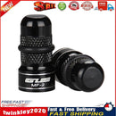 GUB 2pcs Bicycle Tire Valve Cap Mountain Bike Tyre Valve Protector (Black) Newly