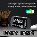 A1 DAB FM LED Radio Display Backlight Adjustable Alarm Volume Alarm Clock