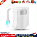 LED Toilet Backlight Body Sensor Hanging Toilet Seat Night Light (8 Color) Newly