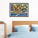 5D DIY Full Drill Diamond Painting Flower Dogs Cross Stitch Embroidery Kit Gift