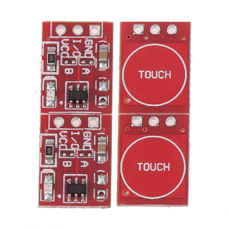 10pcs 2.5-5.5V Capacitive Touch Switch Button Self-Lock Module for Single Channel Reko