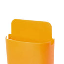 Wall Mounted Organizer Storage Box TV Remote Control Phone Holder (Yellow) Newly