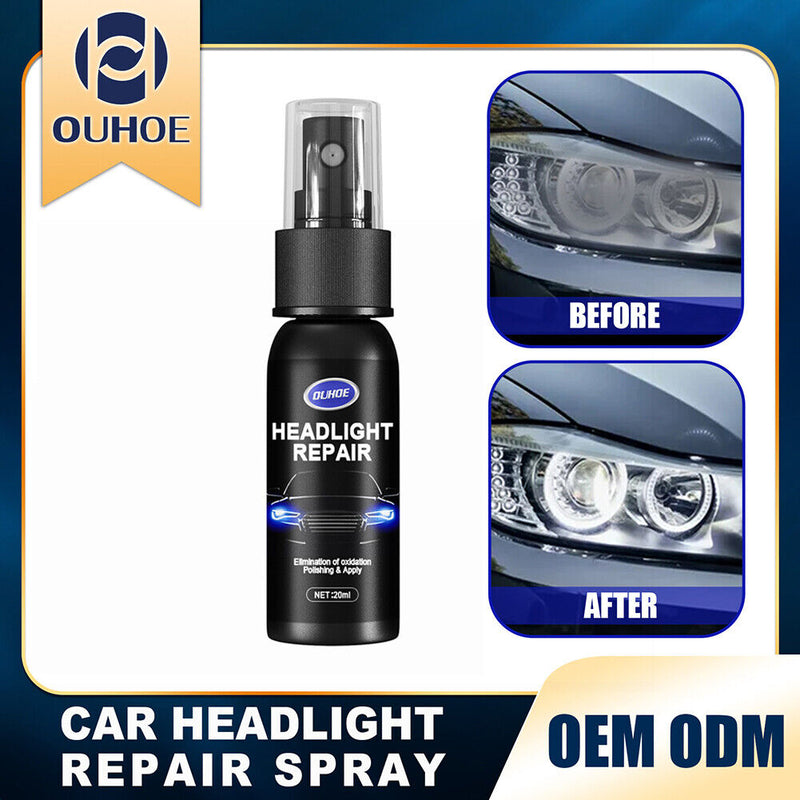 Car Headlamp Polishing Agent Scratch Remover Repair Fluid Spray Auto Access