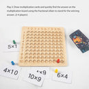 #A Wooden Montessori Math Toys Practical Manipulatives Chart Games for Fun Learn