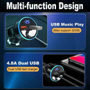 Car Wireless Bluetooth FM Transmitter MP3 Player 2USB Fast Adapter Charger