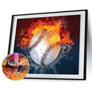 5D Diamond Painting Heat Baseball Full Round Drill DIY Mosaic Picture Decor Kit