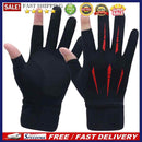 Fishing Catching Gloves Men Women Outdoor Fishing Anti-slip 2 Cut Finger Mitt