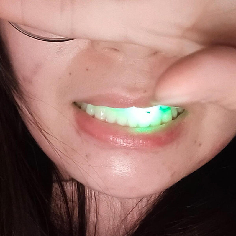 Flashing Led Light Up Mouth Braces Glow Teeth For Halloween Glowing Braces`