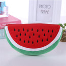 Cute Pencil Cases Fruit Stationery Watermelon Plush Cartoon Pencil Bags