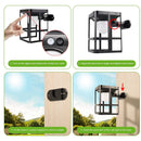LED Outdoor Wall Lamp PIR Motion Sensor Garden Yard Solar Light (2pcs) Newly