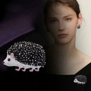 Jewelry Women's Enamel Cute Hedgehog Charm Animal Brooch Best Pin N4L4
