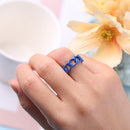 Hand-painted Geometric Irregular Dripping Oil Open Rings Women Korean Jewelry