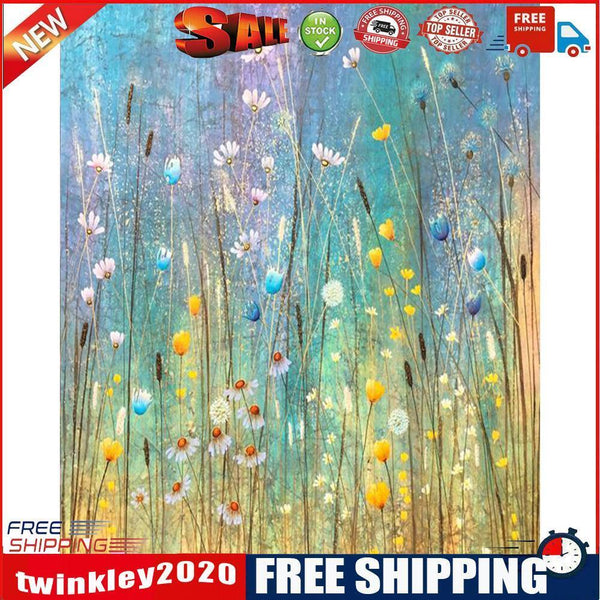Long Stemmed Flowers Oil Paint By Numbers Canvas Coloring Picture No Frame