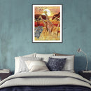 5D DIY Full Drill Round Shape Giraffe Rhinestone Diamond Drawing for Home Room