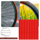 Spoke Reflector 12 Pieces MTB Bike Wheel Spoke Reflective Strips (Red) Newly