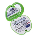 4pcs Set Nail Care Manicure Pedicure Cuticle Clippers Tool Kit(Green)