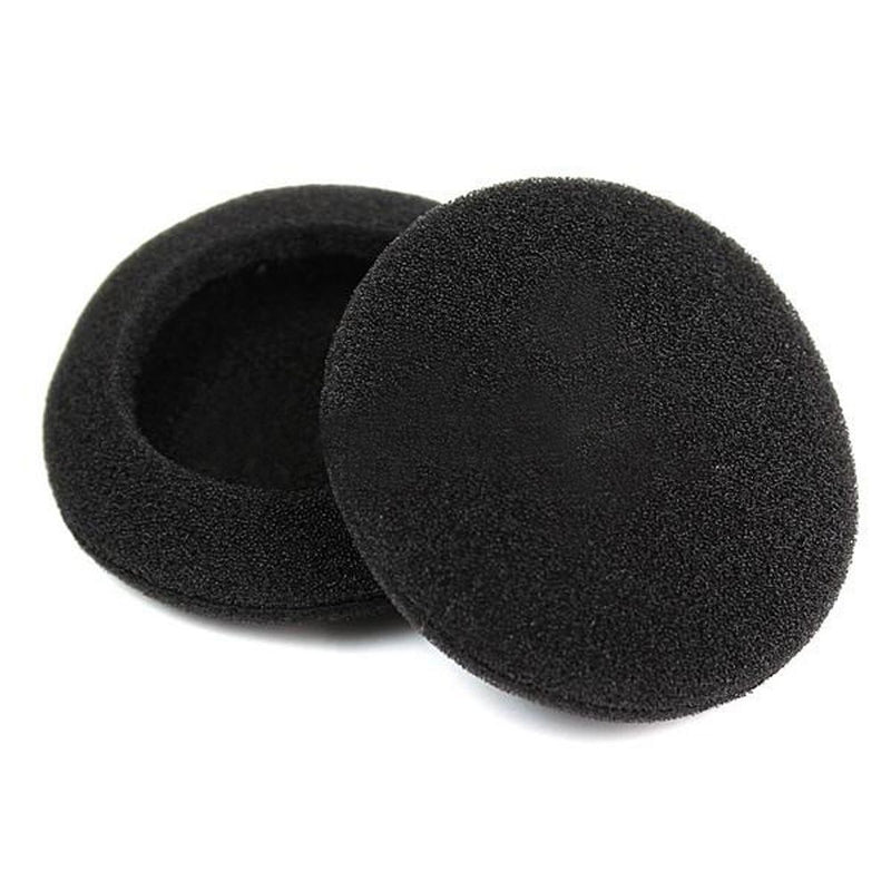 Ear Pads Headphones Replacement Headset Cushion Soft Foam Black Earphone Sponge