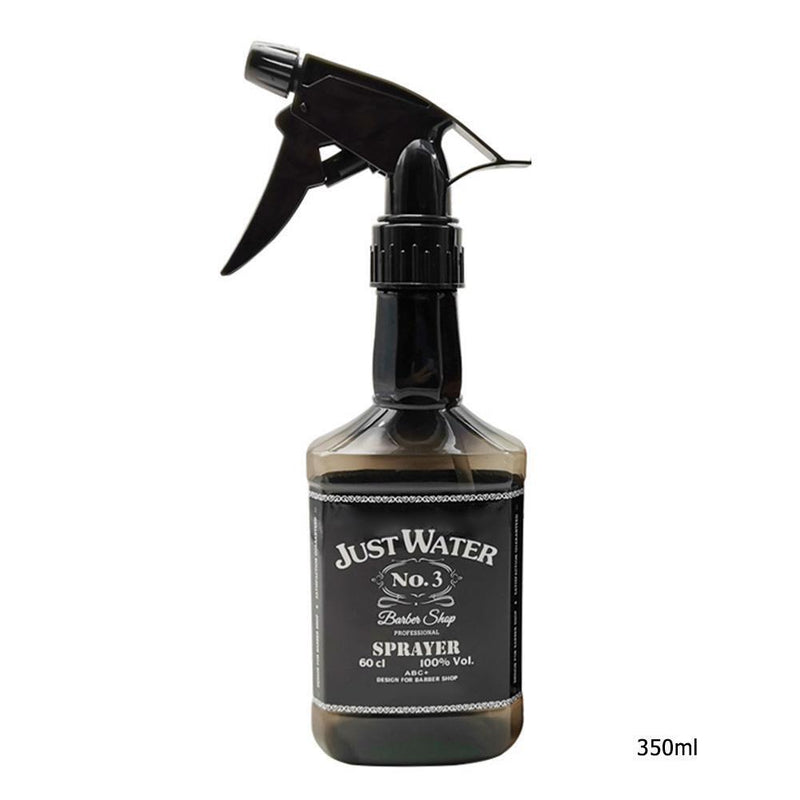 350ml Hairdress Spray Bottle Retro Salon Barber Hair Water Sprayer (Black) Newly