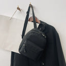 Fashion Women Pure Color Rucksack Female Preppy Style Casual Mini Nylon Knapsack