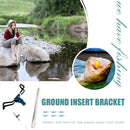 Fishing Rod Brackets Non-slip Stainless Steel Adjustable Fishing Pole Support