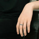 Gifts Hip Hop Rock Trendy Wood Crack Mens Ring Opening Adjustable Punk Rings