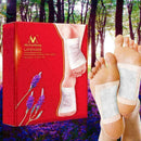 1 SET medizin die entgiftung fuß - pads mit klebstoff DE H1G2 pflaster P6T4 P7J1