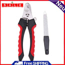 Professional Stainless Steel Dogs Cats Claw Clippers Cutter Nail Nail File tr