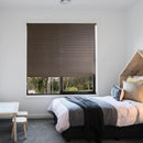 Self-Adhesive Pleated Blinds Half Blackout Window Curtain for Living Room Coffee