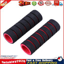 1 Pair Bike Bicycle Handle Bar Sponge Grip Cover Bar Grips Sleeve (Red) Newly