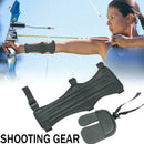 Bow and Arrow Arms Archery Fingers Shooting Protective Finger Bow Set G8H8 E6B4