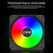 FC120S LED Gorgeous PC Case Fan Large 4 Pin Power Supply CPU Cooling Radiator