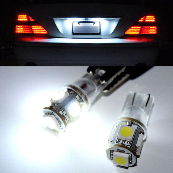 12V 5 SMD LED Car Auto Light Bulb White Light Parking Safe Car Side Lamp