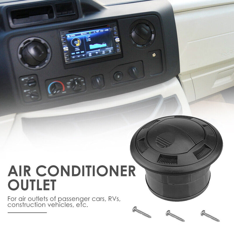 2.95 inch Bus RV A/C Air Vent Air Conditioning Outlet with ST2.9x13 Screws